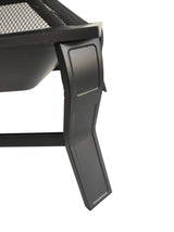 Mainstays Greyson 30 Square Wood Burning Fire Pit with Mesh Screen, Size: 20.47 inch