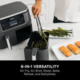 Ninja Foodi 6-in-1 8-Qt. 2-Basket Air Fryer with DualZone Technology