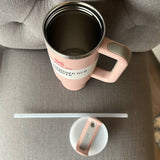 Stanley 30 oz. Quencher H2.0 FlowState Tumbler, Pink Dusk